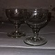 Pair of english wine glasses from c. 1840