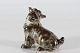 Knud Kyhn (1880-1969)Hund "terrier" nr. 20129Fremstillet af stentøj dekoreret med ...