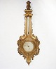 Louis XVI fransk barometer med udskæringer og original forgyldning fra slutningen af 1700 ...