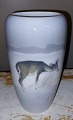 Royal Copenhagen vase in porcelain with deer motif from c. 1930