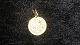 Elegant Vedhæng i sølv Vandmand stjernetegn 14 karat GuldStemplet 585Højde 18,42 mm ...