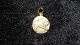 Elegant Vedhæng i sølv Løve stjernetegn 14 karat GuldStemplet 585Højde 18,42 mm caBrede ...