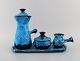 Fransk 
keramiker. 
Unika 
kaffeservice i 
glaseret 
stentøj. Smuk 
glasur i 
lyseblå 
nuancer. Midt 
...
