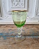 Lyngby Måge 
hvidvinsglas 
med grøn kumme
Højde 12,5 cm.
Lager: 7