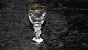 Snapseglas #Måge med GuldHøjde 8 cmPæn og velholdt stand