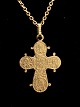 14 karat guld halskæde 45 cm. og Dagmar kors 2,3 x 1,7 cm. emne nr. 500416