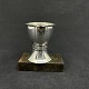 Egg cup in silver