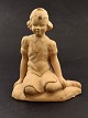 Terracotta figur "Margrethe" H. 21 cm. emne nr. 500665