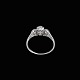 Ring i 14k hvidguld med diamanter 0.60ct.Stemplet 585Str. 53 mm.Vægt 1,9 g. Brugt i god ...