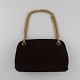 Vintage Chanel 
taske i brun 
velour. 
Indvendigt rødt 
velour. 
Mønstrede 
syninger. 
Fransk design, 
...