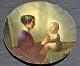 Fritz, Andreas 
(1828 - 1906) 
Danmark: 
Portræt af 
hustruen Sara 
Jensine Linaa 
Bech med sønnen 
...