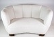 Banan sofa, designet og produceret af dansk snedkermester med nypolstret fåreuld, fra omkring år ...