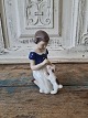 B&G figur - 
pige med 
hundehvalp 
No. 2316, 1. 
Sortering
Højde 13,5 cm.
Design: Vita 
...