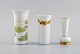 Tre Rosenthal porcelænsvaser. Midt 1900-tallet.Største måler: 10 x 5,5 cm.I flot ...