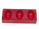 Holmegaard Pipeline, rød pibeholder til tre piberDesignet af Hjördis Olsen og Charlotte Rude ...
