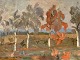 Ubekendt 
kunstner (20. 
årh.) En 
birkeskov. Olie 
på lærred. 69 x 
90 cm. Verso 
betegnet med 
...