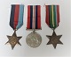 England. 3 krigsmedaljer. The pacific Star. The 1939-45 Star. The War medal. Disse givet til ...