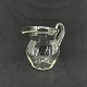 Højde 14,5 cm.Fin mundblæst kande i glas tegnet af Jacob E. Bang i 1930'erne for Holmegaard ...
