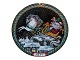 Bing & Grøndahl 
Santa Claus 
Collection 
platte, 
Julemanden på 
rejse fra 1991.
1. ...