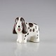 Svensk keramikfigur af Spaniel hund fra serien Kennel Design af Lisa LarsonProduceret af ...