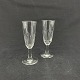 A pair of schnapps flutes Christian d. 8 style