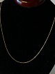 Forgyldt halskæde i sølvStemplet 925Længde 50 cm caTykkelse 0,74 mmPæn og velholdt stand