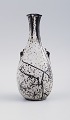 Kähler, HAK, glaseret vase, 1930'erne. Designet af Svend Hammershøi. Glasur i sort og ...