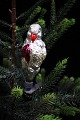 Sjælden gammelt 
glas 
juleornament / 
juletræspynt i 
form af 
papegøje 
H:11cm. ( Ajeko 
, Belgisk - ...