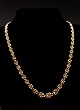 14 karat guld knude halskæde 43,5 cm. B. 0,5-0,8 cm. fra hof juveler B Hertz København emne nr. ...