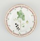 Royal Copenhagen Flora Danica middagstallerken i håndmalet porcelæn med blomster, solbær og ...