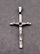 Bruneret sterling sølv Kristi Kors 4,8 x 2,6 emne nr. 519435