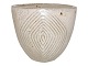 Hjorth keramik fra Bornholm, lille vase med lys glasur.Dekorationsnummer 052.Højde 8,0 ...