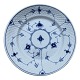 Bing & Grøndahl, Blåmalet, Musselmalet, Jern porcelæn, Middagstallerken #1009, 24cm i diameter, ...