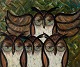 K. Herold J. Danish artist. Oil on canvas. Composition with owls.In perfect condition.