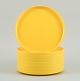 Massimo 
Vignelli for 
Heller, 
Italien.
Et sæt på 8 
tallerkner i 
gul ...