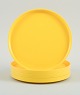 Massimo 
Vignelli for 
Heller, 
Italien.
Et sæt på 4 
tallerkner i 
gul ...