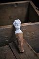 1800 tals vinprop fra Royal Copenhagen i form af herre buste i biskuit med 
gammel korkprop...