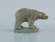 Grønlandica, figur af isbjørn udskåret i fedtsten.Ca. 1960/70´erne.I god stand, ...