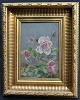 Dansk kunstner 
(20. årh.): 
Roser. Olie på 
lærred. 
Usigneret. 28 x 
20 cm. 
Indrammet: 47 
x 36 cm. 