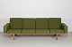 Børge Mogensen (1914-1972)GE 236/4  4-personers sofa fremstillet af massiv egetræ med løse ...