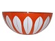 Cathrineholm 
Norge, stor 
Lotus skål med 
orange og hvid 
emalje.
Den er fra ...