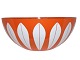 Cathrineholm 
Norge, stor 
Lotus skål med 
orange og hvid 
emalje.
Den er fra ...