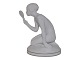 Royal 
Copenhagen hvid 
biskuit figur 
med sølvkant, 
pige med spejl.
Designet af 
kunstner ...