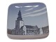 Royal 
Copenhagen 
square dish - 
Budolfi 
Cathedral in 
Aalborg.
The factory 
mark tells, 
that ...