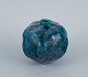Hans Hedberg 
(1917-2007) for 
Biot, Frankrig, 
unika 
keramikvase med 
glasur i 
blågrønne ...