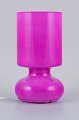 Skandinavisk designer, bordlampe i lyserødt glas.Sent 1900-tallet.Håndlavet.Mål: H 25,0 x ...