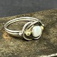 Georg Jensen ring no. 5 with opal