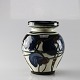 Dansk art 
nouveau vase i 
keramik no 45
Producent 
Danico keramik
Vase med mørk 
glasering ...