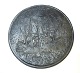 Kopi af medaljen, Slaget ved Køge bugt 1. Juli 1677. Diameter 12,8 cm. Medaljen er stemplet i ...
