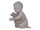 Hvid Bing & 
Grøndahl figur 
fra serien af 
havbørn 
dekoreret med 
guld.
Fabriksmærket 
viser, at ...